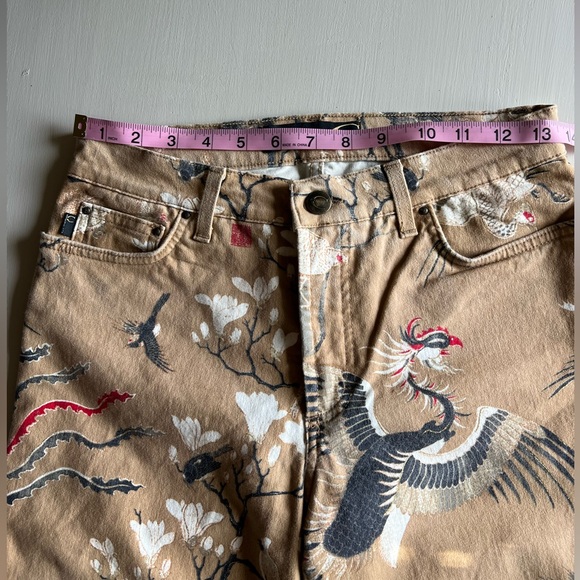 Just Cavalli Vintage Japanese Crane Print Jeans - Picture 7 of 17